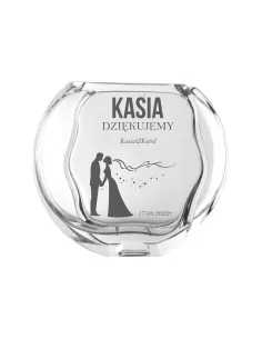 Wazon z grawer PREZENT podziękowania dla świadków