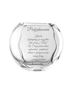 Wazon z grawerem PREZENT dla pracownika emeryta