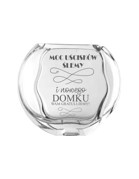 Wazon z grawerem PREZENT na parapetówkę do domu