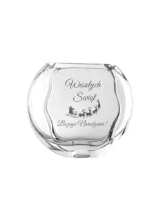 Wazon z grawerem PREZENT na Święta Boże Narodzenie