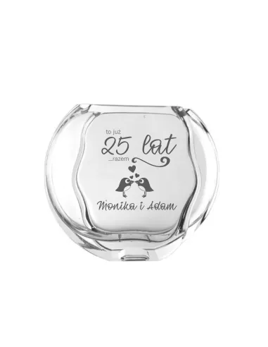 Wazon z grawerem PREZENT rocznica ślubu 10 20 25