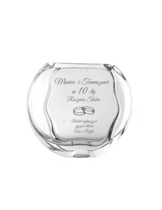 Wazon z grawerem PREZENT rocznica ślubu 10 20 30