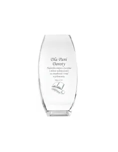 Wazon z grawer PREZENT dla Nauczyciela podziękowania