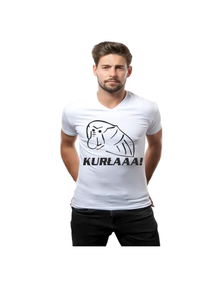 Koszulka z nadrukiem Janusz kurłaaa