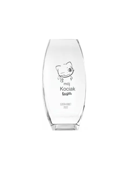 Wazon z grawer PREZENT na Dzień Kobiet dla żony