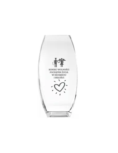 Wazon z grawer PREZENT na panieńskie kawalerski