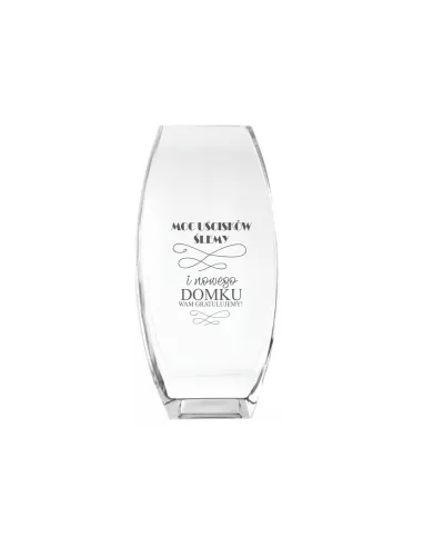 Wazon z grawer PREZENT na Parapetówkę do Domu