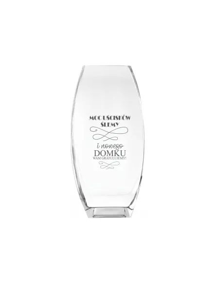 Wazon z grawer PREZENT na Parapetówkę do Domu
