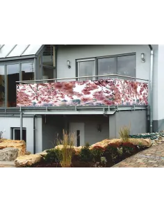 Osłona balkonowa NA WYMIAR dekoracja balkonu TANIO