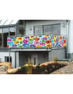 Osłona balkonowa NA WYMIAR na balkon kwiatki