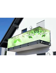 OSŁONA Balkonowa na balkon SURFINIE siatkę kwiaty