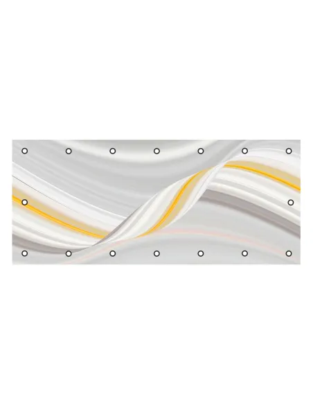 OSŁONA BALKONOWA na balkon fale pasy kwiaty