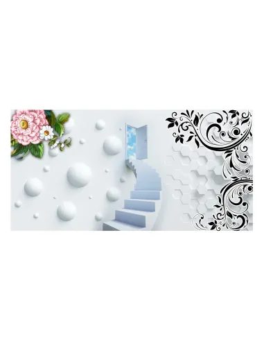 OSŁONA BALKONOWA na balkon kwiaty kule schody