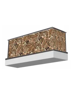 Osłona na balkon ozdobna ochronna TANIO kolorowa