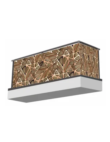 Osłona na balkon ozdobna ochronna TANIO kolorowa