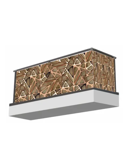 Osłona na balkon ozdobna ochronna TANIO kolorowa