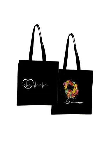 Torba z nadrukiem PREZENT MUZYKA SŁUCHAWKI