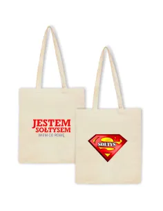 Torba z nadrukiem napis PREZENT SOŁTYS na Dzień Sołtysa