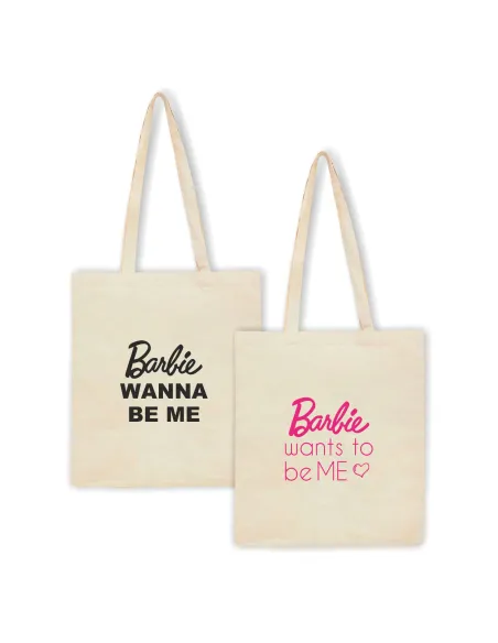 Torba z nadrukiem PREZENT BARBIE WANNA BE ME