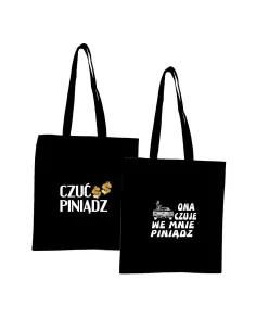 Torba z imieniem napis PREZENT CZUĆ PINIĄDZ