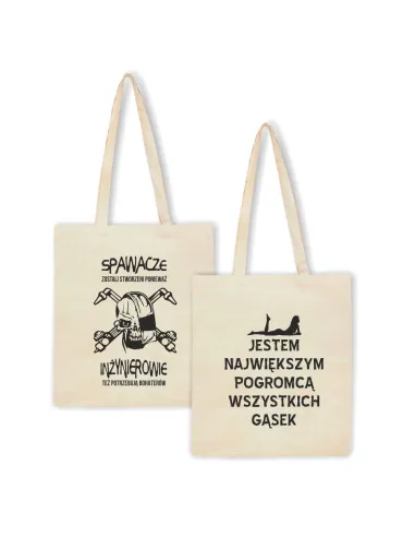Torba z nadrukiem PREZENT SPAWACZE INŻYNIEROWIE