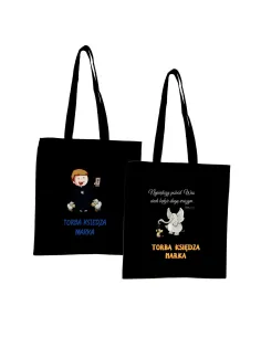 Torba z imieniem napis PREZENT dla KSIĘDZA proboszcza wikarego