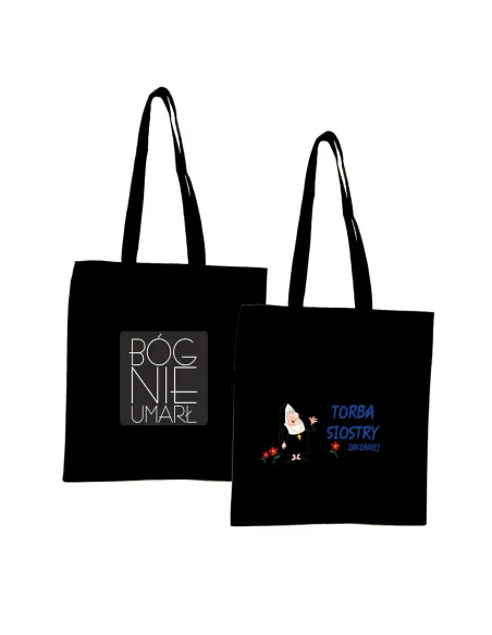 Torba z nadrukiem napis PREZENT BÓG NIE UMARŁ