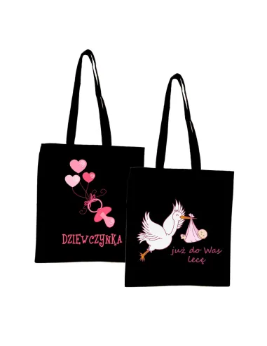 Eko Torba z nadrukiem PREZENT JUŻ DO WAS LECĘ