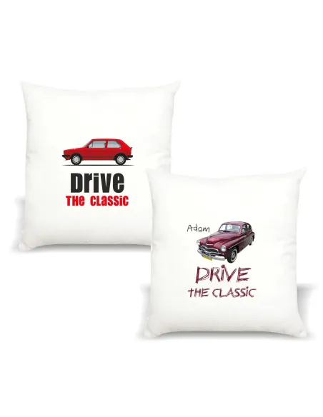 Poduszka z imieniem PREZENT DRIVE THE CLASSIC