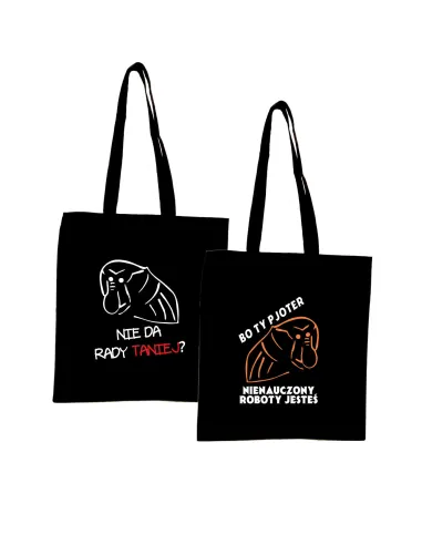 Eko Torba Janusz Nosacz z nadrukiem napis BO TY PJOTER