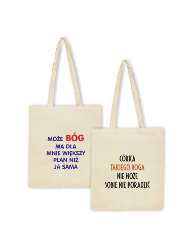 Eko Torba z nadrukiem napis PREZENT dla CÓRKI