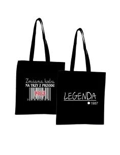 Eko Torba z nadrukiem napis PREZENT LEGENDA ROK