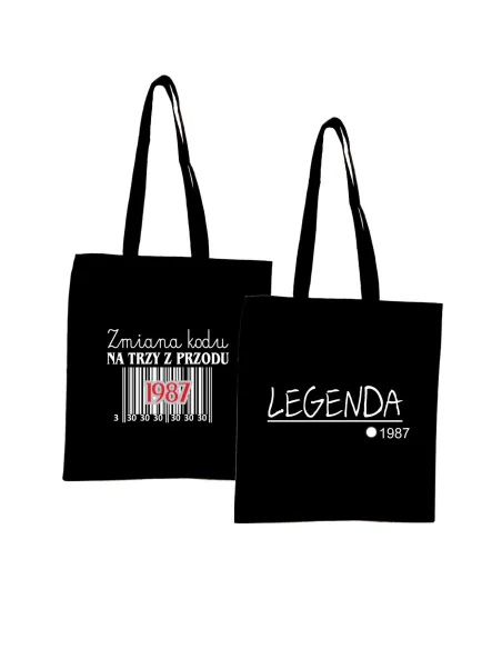 Eko Torba z nadrukiem napis PREZENT LEGENDA ROK