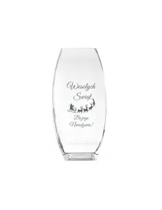 Wazon z grawer PREZENT na Święta Boże Narodzenie