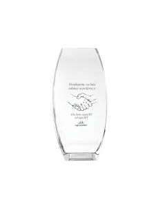 Wazon z grawer PREZENT podziękowanie dla firmy