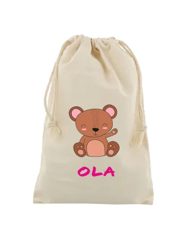 Worek z nadrukiem miś imię