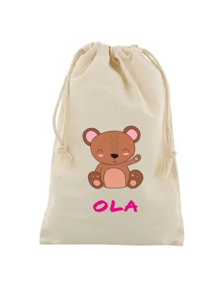 Worek z nadrukiem miś imię