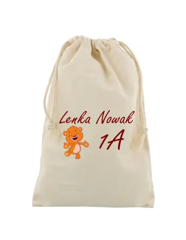 Worek z nadrukiem imię nazwisko klasa