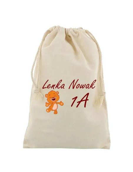 Worek z nadrukiem imię nazwisko klasa