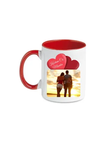 Kubek z nadrukiem dla par  Kocham Cię imię prezent na walentynki