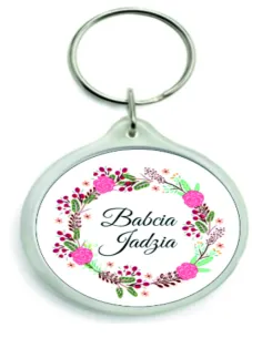 Brelok do kluczy z nadrukiem prezent Dzień Babci i Dziadka 1 szt