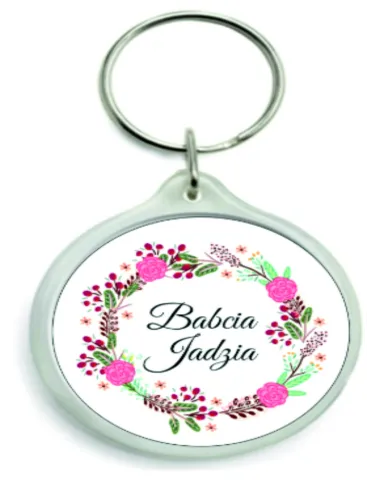 Brelok do kluczy z nadrukiem prezent Dzień Babci i Dziadka 1 szt