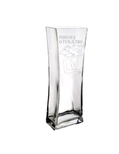 Wazon grawerowany prezent na DZIEŃ KOBIET dla żony