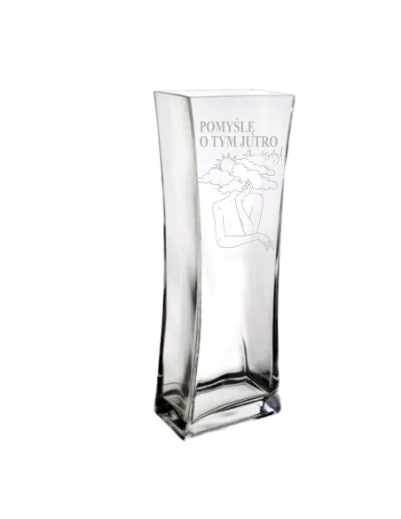 Wazon grawerowany prezent na DZIEŃ KOBIET dla żony