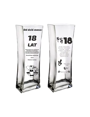 WAZON PREZENT na okrągłe urodziny 18 30 40 50 60