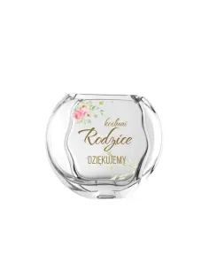 Wazon z nadruk PREZENT dla rodziców podziękowanie