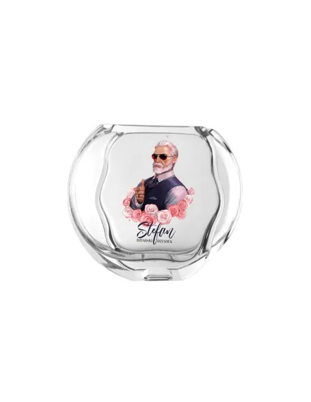 Wazon z nadrukiem PREZENT dla Babci Dziadka