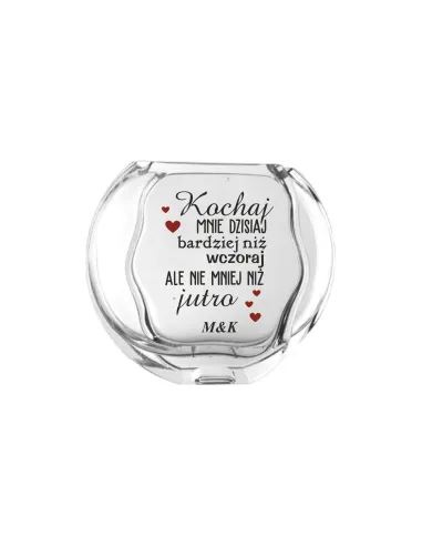 Wazon z nadrukiem PREZENT dla dziewczyny kobiety