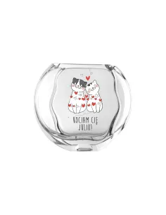 Wazon z nadrukiem PREZENT dla kobiety żony Pary