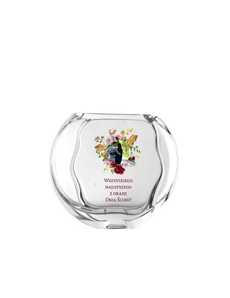 Wazon z nadrukiem PREZENT na ślub rocznicę 5 10 20